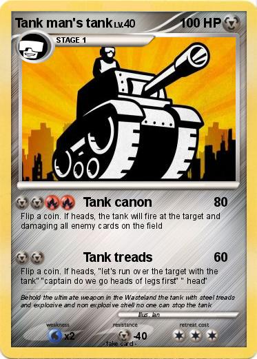 Pokemon Tank man's tank