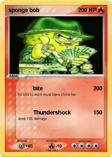 Pokemon sponge bob