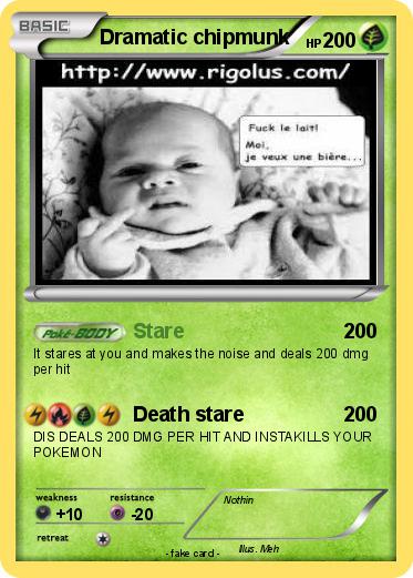 Pokemon Dramatic chipmunk