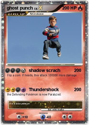 Pokemon ghost punch