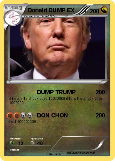Pokemon Donald DUMP EX
