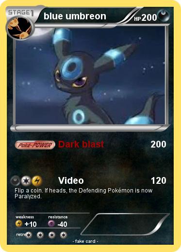 Pokemon blue umbreon