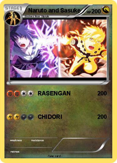 Pokemon Naruto and Sasuke