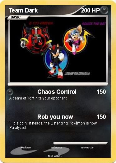 Pokemon Team Dark
