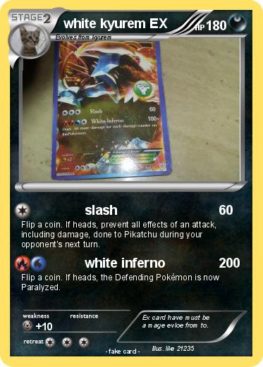 Pokemon white kyurem EX