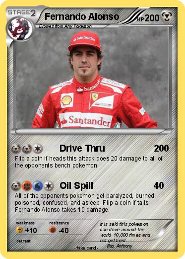 Pokemon Fernando Alonso