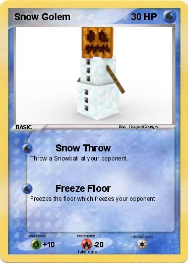 Pokemon Snow Golem