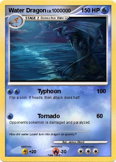 Pokemon Water Dragon