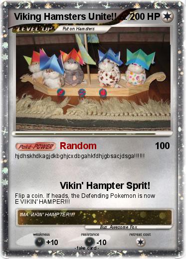 Pokemon Viking Hamsters Unite!!