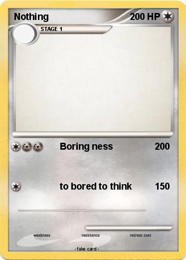Pokemon Nothing