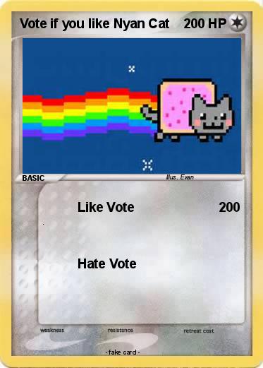 Pokemon Vote if you like Nyan Cat