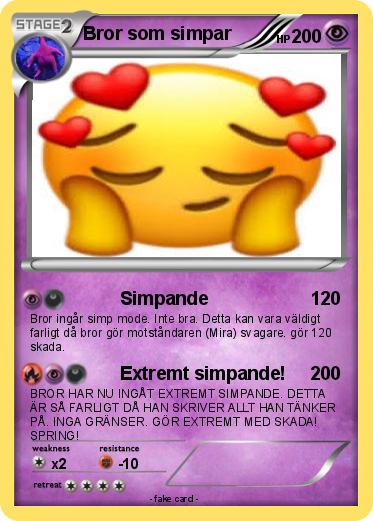 Pokemon Bror som simpar