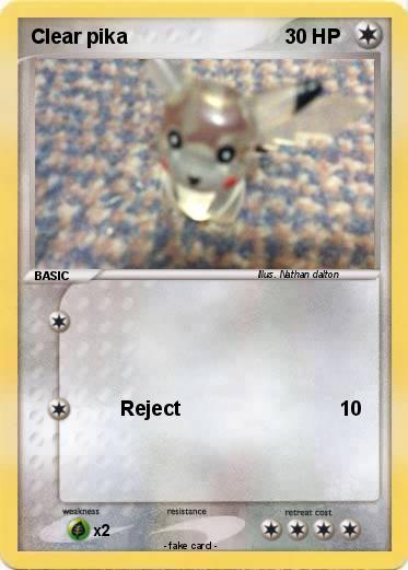 Pokemon Clear pika