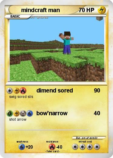 Pokemon mindcraft man
