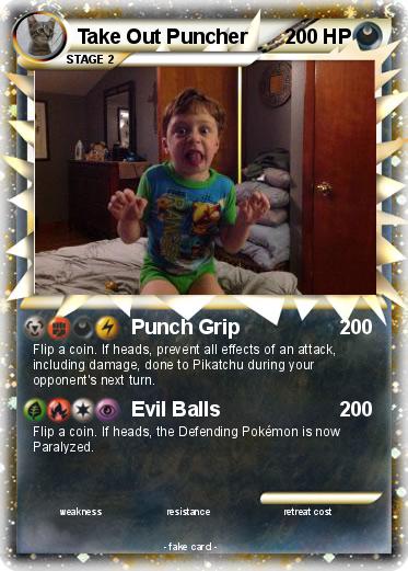 Pokemon Take Out Puncher