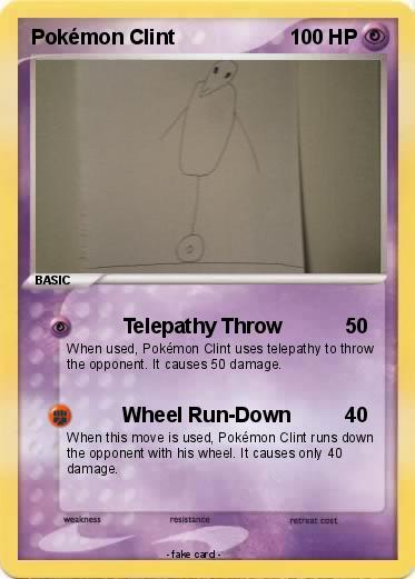 Pokemon Pokémon Clint