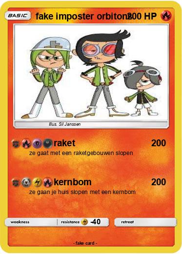 Pokemon fake imposter orbitons