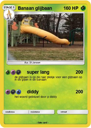 Pokemon Banaan glijbaan