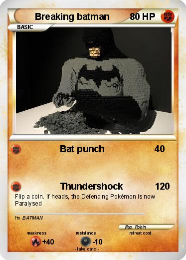 Pokemon Breaking batman