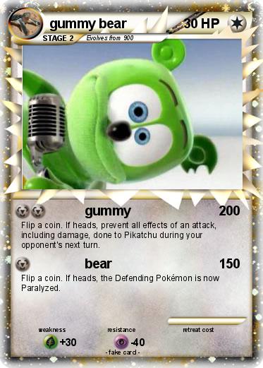 Pokemon gummy bear