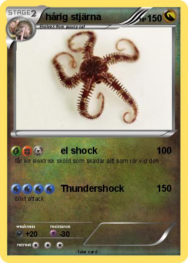 Pokemon hårig stjärna