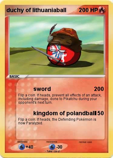 Pokemon duchy of lithuaniaball