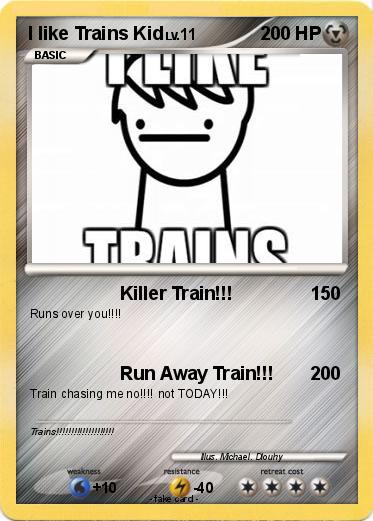 Pokemon I like Trains Kid