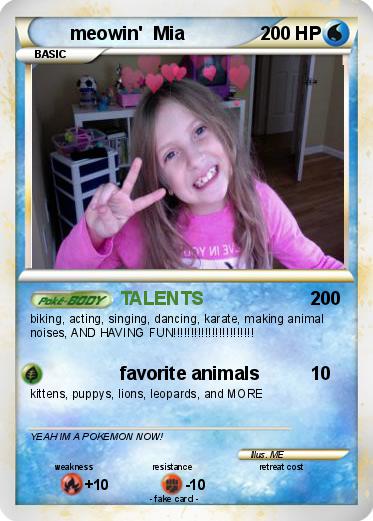 Pokemon meowin'  Mia