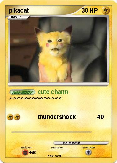 Pokemon pikacat