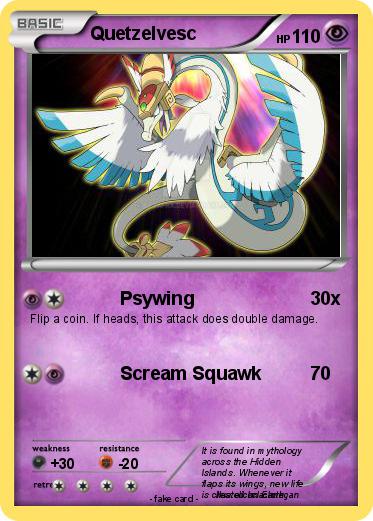 Pokemon Quetzelvesc