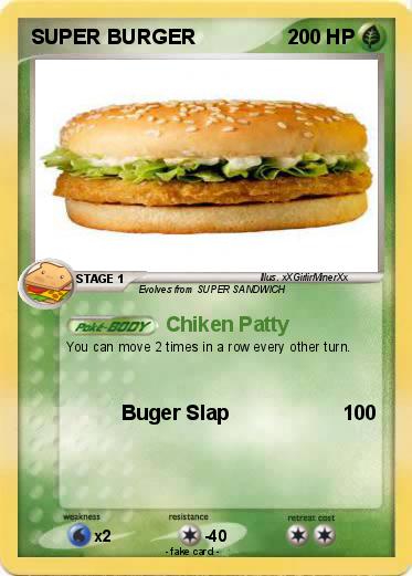 Pokemon SUPER BURGER