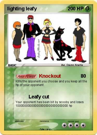 Pokemon lighting leafy