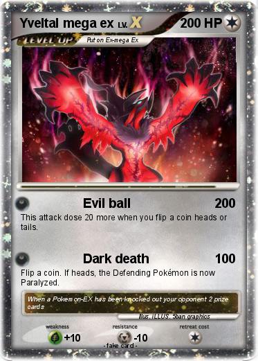 Pokemon Yveltal mega ex