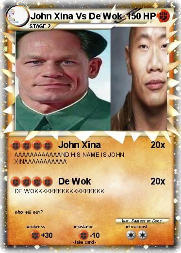 Pokemon John Xina Vs De Wok