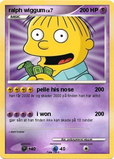 Pokemon ralph wiggum
