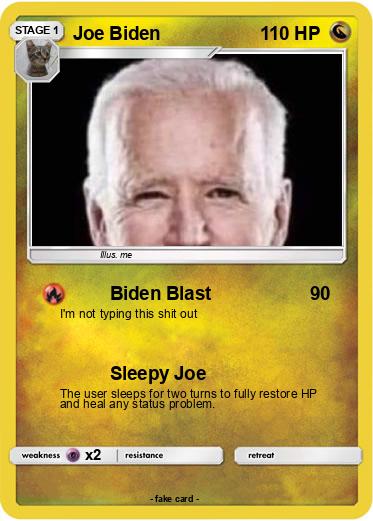 Pokemon Joe Biden
