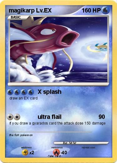 Pokemon magikarp Lv.EX