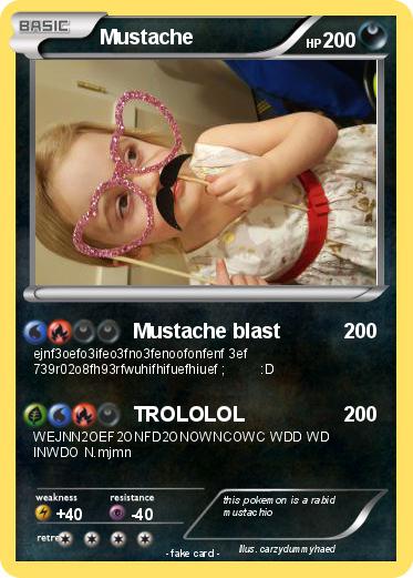 Pokemon Mustache