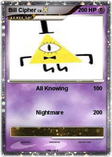 Pokemon Bill Cipher
