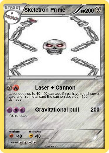 Pokemon Skeletron Prime