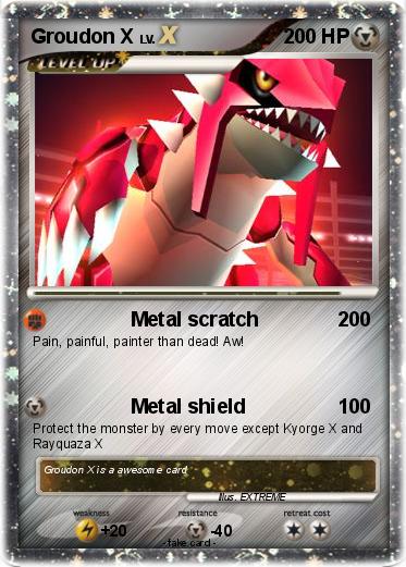 Pokemon Groudon X