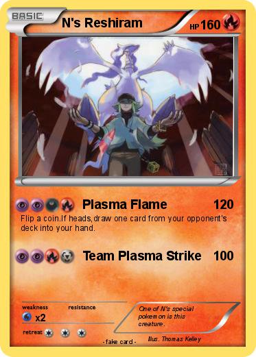 Pokemon N's Reshiram