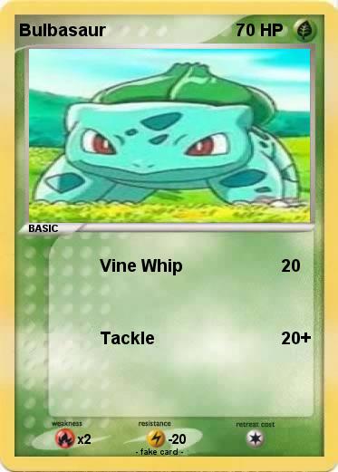 Pokemon Bulbasaur