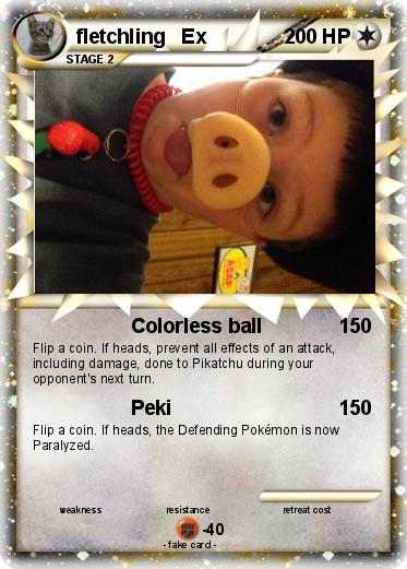 Pokemon fletchling   Ex