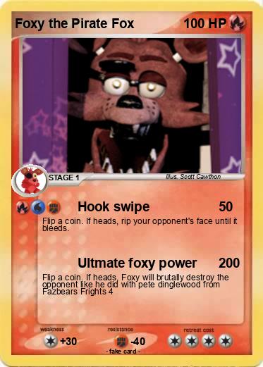 Pokemon Foxy the Pirate Fox