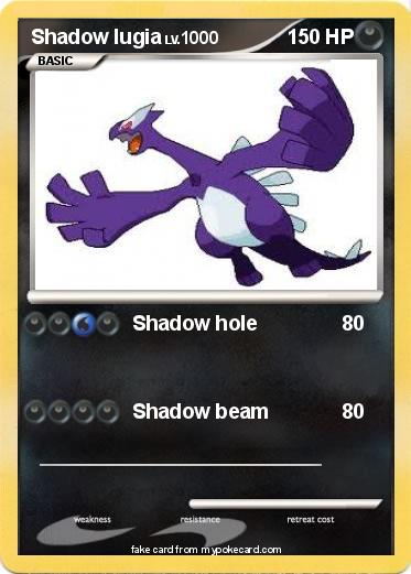 Pokemon Shadow lugia
