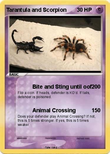 Pokemon Tarantula and Scorpion