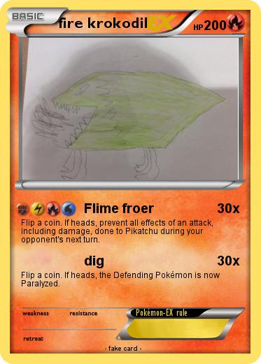 Pokemon fire krokodil