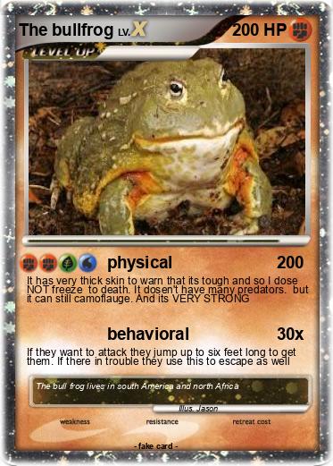 Pokemon The bullfrog