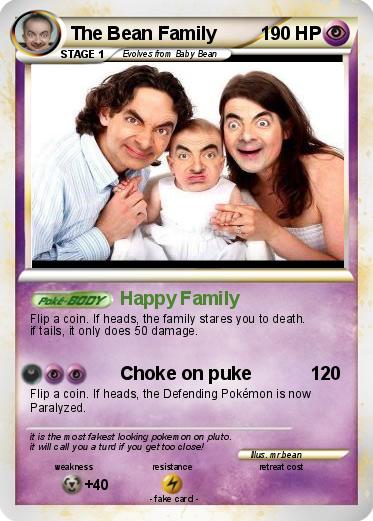 Pokemon The Bean Family